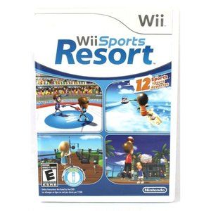 Wii Sports Resort (Nintendo Wii, 2009) Complete CIB with Manual & Inserts VG